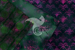 Watercolor Plum Damask Digital Paper Product Image 2