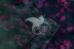 Watercolor Plum Damask Digital Paper Product Image 5