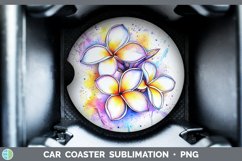 GorgeousWatercolor Car Coaster design.