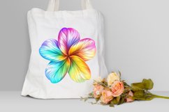Watercolor Plumeria Flower Clipart Bundle Product Image 5