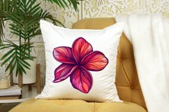 Watercolor Plumeria Flower Clipart Bundle Product Image 6