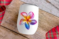 Watercolor Plumeria Flower Clipart Bundle Product Image 4