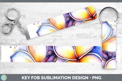 GorgeousWatercolor Key Fob design.
