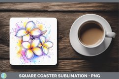 GorgeousWatercolor Square Coaster design.