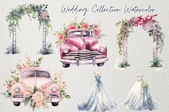 Wedding Collection Watercolor Sublimation Clipart Product Image 1