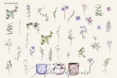 Watercolor Wildflower Clipart Collection Product Image 8