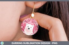 GorgeousWatercolor Round Earrings design.