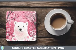 GorgeousWatercolor Square Coaster design.