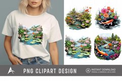 Watercolor Pond Clipart Product Image 1