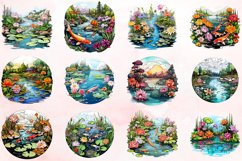 Watercolor Pond Clipart Bundle Product Image 2