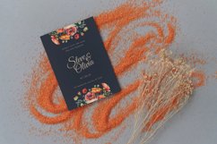 60 Poppies Flowers PNG, Watercolor Floral Clipart Bouquets Product Image 5