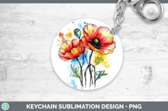 GorgeousWatercolor Keychain design.