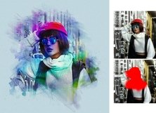 Watercolor Portrait Art Product Image 14