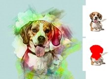 Watercolor Portrait Art Product Image 9