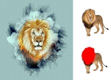 Watercolor Portrait Art Product Image 2