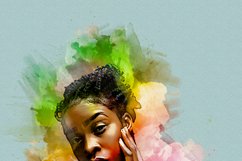 Watercolor Portrait Art Product Image 19