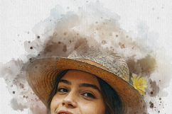 Watercolor Portrait Painting Effect Product Image 2
