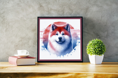 Watercolor Portraits of Akita Inu Product Image 5
