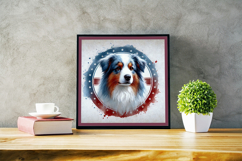 Watercolor Portraits of Australian Shepherd Product Image 2