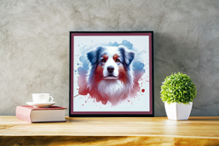 Watercolor Portraits of Australian Shepherd Product Image 5