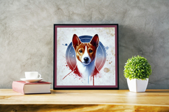 Watercolor Portraits of Basenji Product Image 2