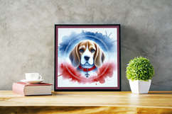 Watercolor Portraits of Beagle Product Image 2