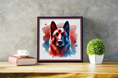Watercolor Portraits of Belgian Malinois Product Image 2