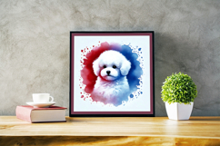 Watercolor Portraits of Bichon Frise Product Image 2