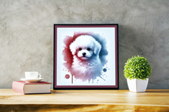 Watercolor Portraits of Bichon Frise Product Image 3