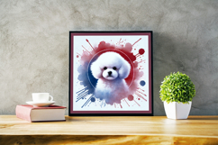 Watercolor Portraits of Bichon Frise Product Image 4