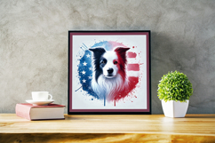 Watercolor Portraits of Border Collie Product Image 2
