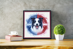 Watercolor Portraits of Border Collie Product Image 3