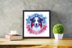 Watercolor Portraits of Border Collie Product Image 4