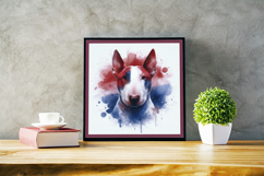 Watercolor Portraits of Bull Terrier Product Image 3