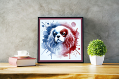Watercolor Portraits of Cavalier King Charles Spaniel Product Image 5