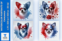 Watercolor Portraits of Chihuahua Product Image 1