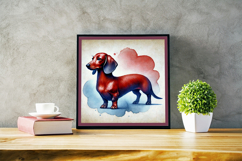 Watercolor Portraits of Dachshund Product Image 4