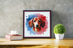 Watercolor Portraits of Dachshund Product Image 5