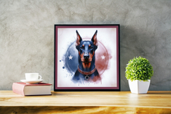 Watercolor Portraits of Doberman Pinscher Product Image 5