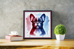 Watercolor Portraits of French Bulldog Product Image 3