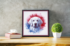 Watercolor Portraits of Golden Retriever Product Image 3