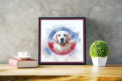 Watercolor Portraits of Golden Retriever Product Image 5
