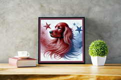 Watercolor Portraits of Irish Setter Product Image 3