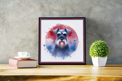 Watercolor Portraits of Miniature Schnauzer Product Image 3