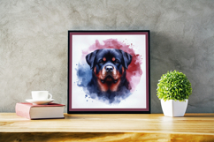 Watercolor Portraits of Rottweiler Product Image 3