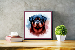 Watercolor Portraits of Rottweiler Product Image 5