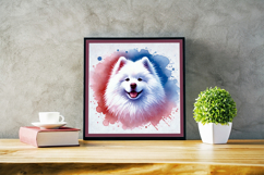 Watercolor Portraits of Samoyed Product Image 3