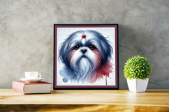 Watercolor Portraits of Shih Tzu Product Image 2