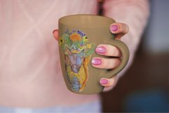 Prairie flowers blooming anatomical larynx with thyroid ART Product Image 2