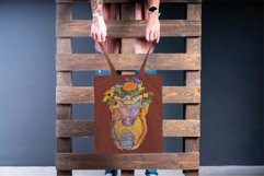 Prairie flowers blooming anatomical larynx with thyroid ART Product Image 4